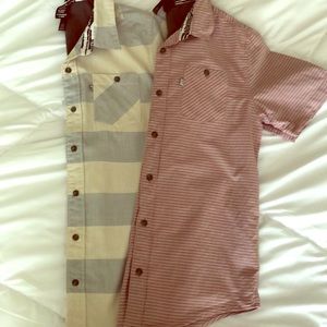 2 Shaun White button up boys shirts